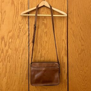 Patricia Nash Women’s Brown Leather Crossbody Bag